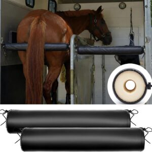 Maasechs Horse Trailer Chest/Butt Bar Cover, 30" Black