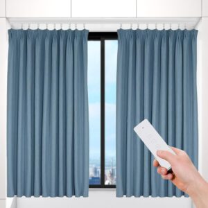 Smart Electric Curtain Track w/ Remote & Alexa Control