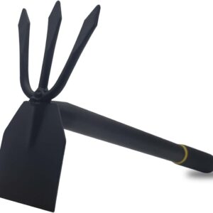 Lehood 2-in-1 Garden Hoe & Cultivator, 16" Carbon Steel
