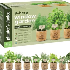 9 Herb Indoor Garden Kit - Perfect Gifts for Plant Lovers