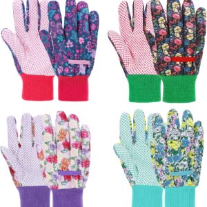 Women's Floral Garden Gloves - Soft & Breathable