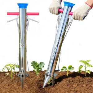 BAUSATZ 2-Piece Bulb Planter Tool Set, 34in Stand-Up Planter
