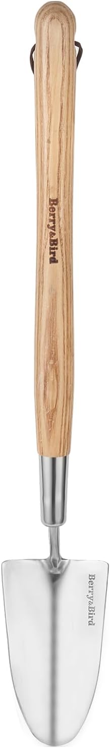 Berry&Bird Garden Trowel – Long-Handle Stainless Steel Shovel