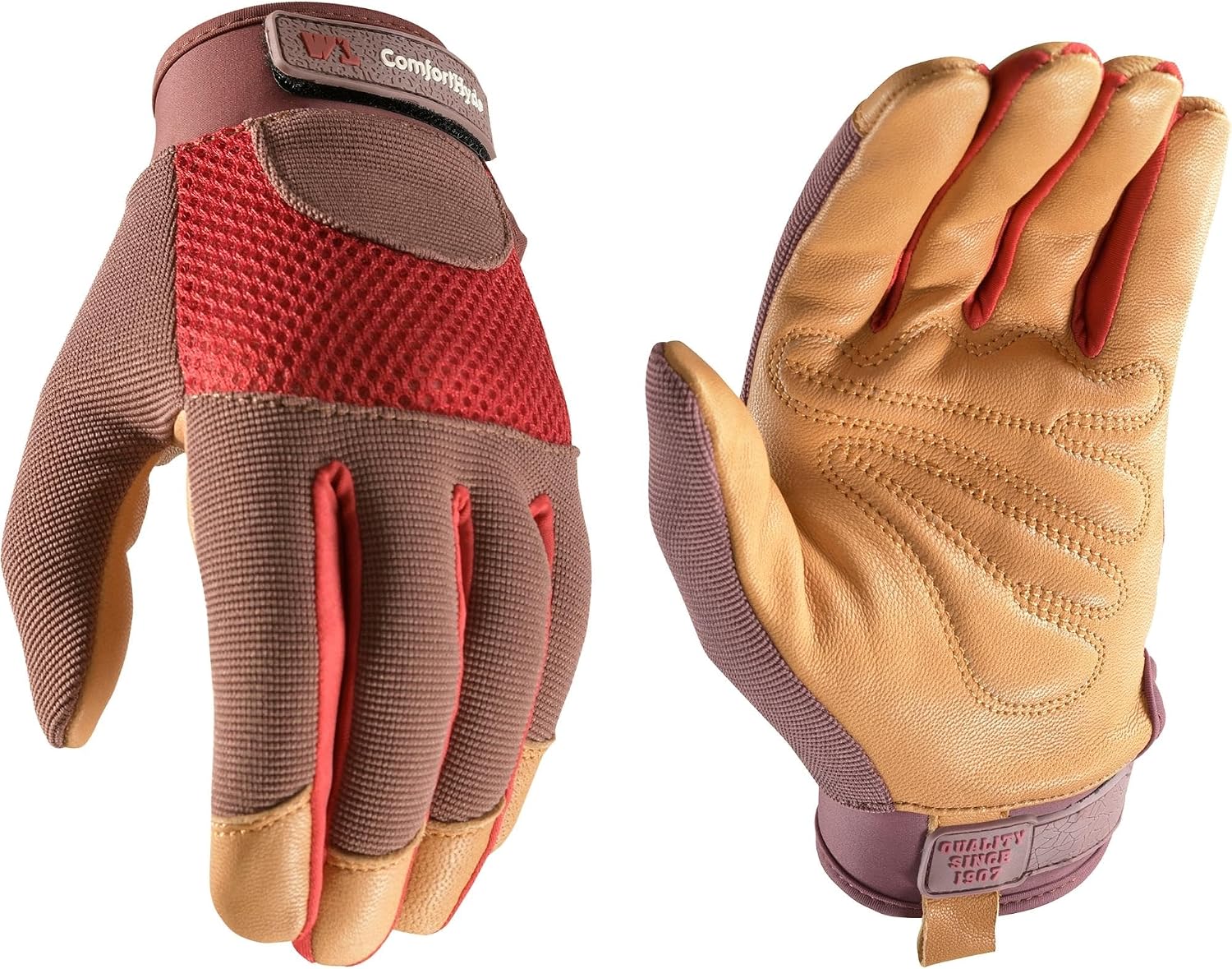 Wells Lamont Women's Work Gloves, Small - Red