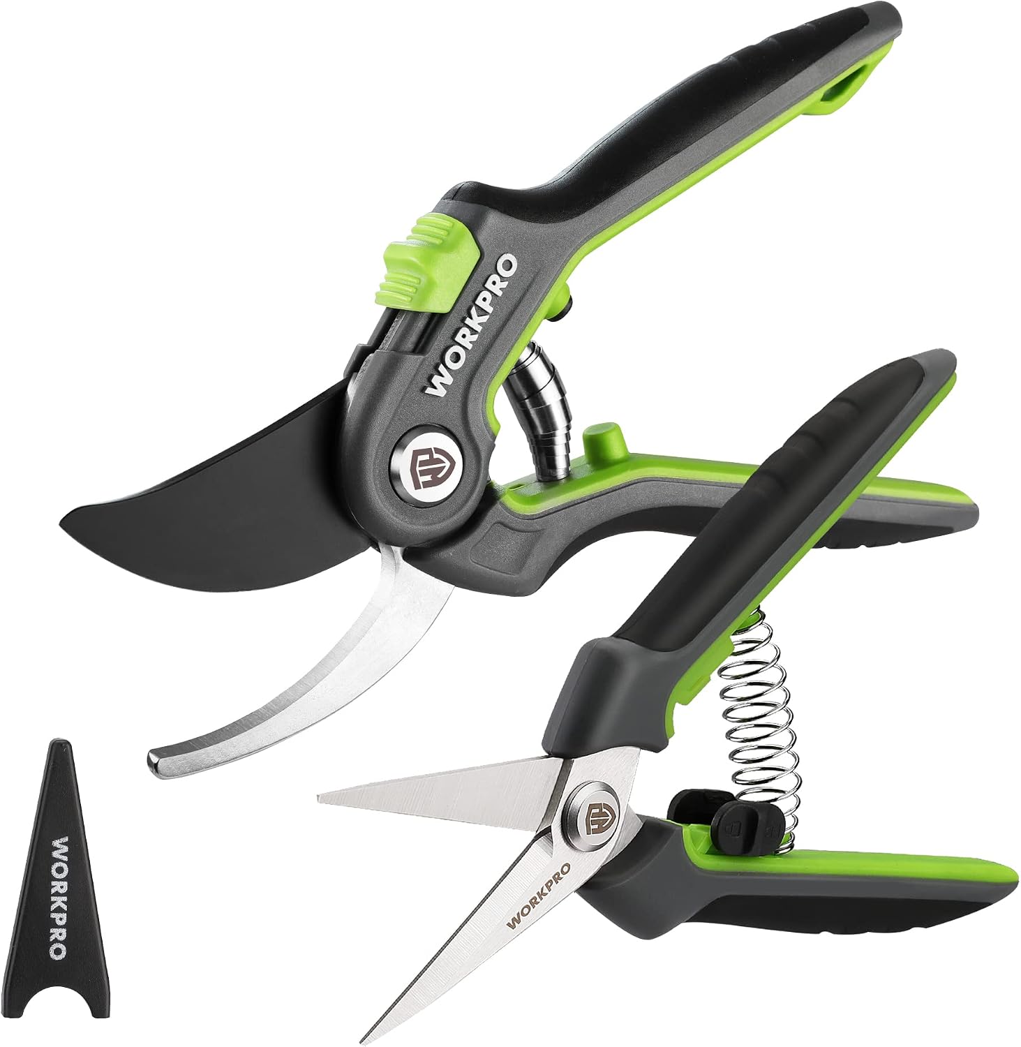 WORKPRO Pruning Shears Set, 8" & 6.25" Garden Clippers