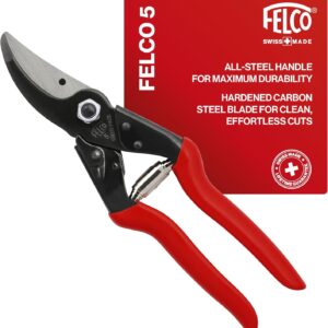 Felco F5 Pruning Shears – Large 8.9" Swiss Clippers