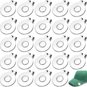 Golf Ball Markers w/ Magnetic Hat Clips - 24pc Set