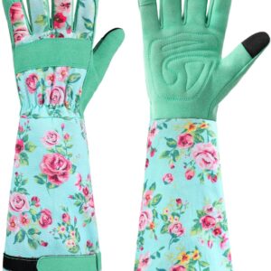 Ymomode Long Sleeve Gardening Gloves for Women