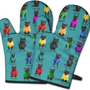 Pug Oven Mitts – Heat Resistant Cooking Gloves