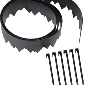 EasyFlex Black 20-Ft Garden Border with Stakes