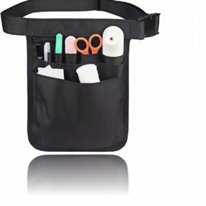 Heavy-Duty Server Apron with 10 Pockets – Black Utility Belt