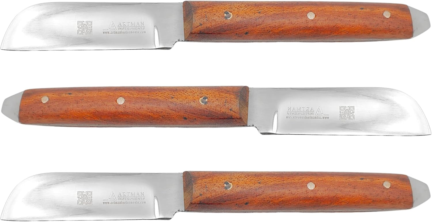 Artman Instruments Plaster Knife Set (3-Pc) for Dental & Lab Use