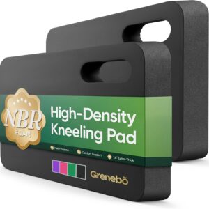 Grenebo Extra Thick NBR Foam Kneeling Pads (2-Pack)
