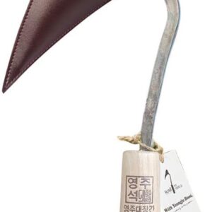 Premium Hand Plow Hoe w/ Safety Cover by Korean Blacksmith