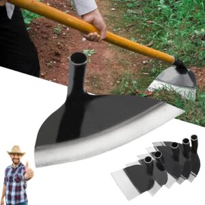 Heavy-Duty Steel Farm Hoe Head – 12.4" Weeding Tool