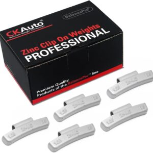 CKAuto Zinc Wheel Weights, 1.25oz, 25-Pack