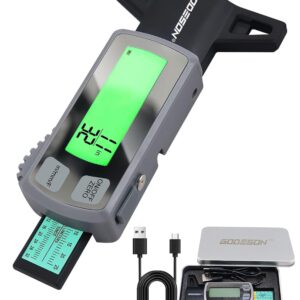 GODESON Digital Tire Tread Gauge - USB Rechargeable