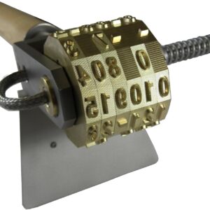 1/2" Rotary Serial Brander - Tire Branding Iron