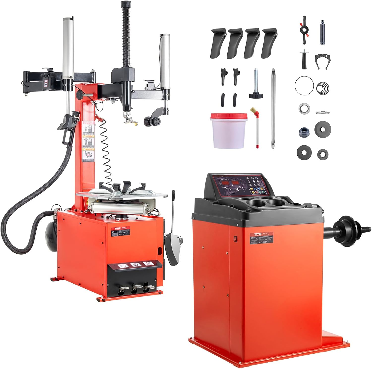 VEVOR Electric Tire Changer & Balancer Combo