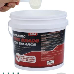 E-SDS Ceramic Tire Balance Beads 289 oz w/ Gauge & Scoop