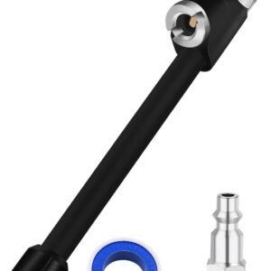 SAFELIFE 1/4" Dual Head Air Chuck for Tires