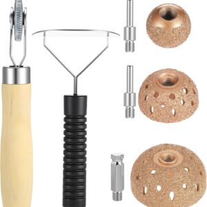 8pcs Tire Repair Tool Kit w/ Buffing Wheels & Patch Rollers