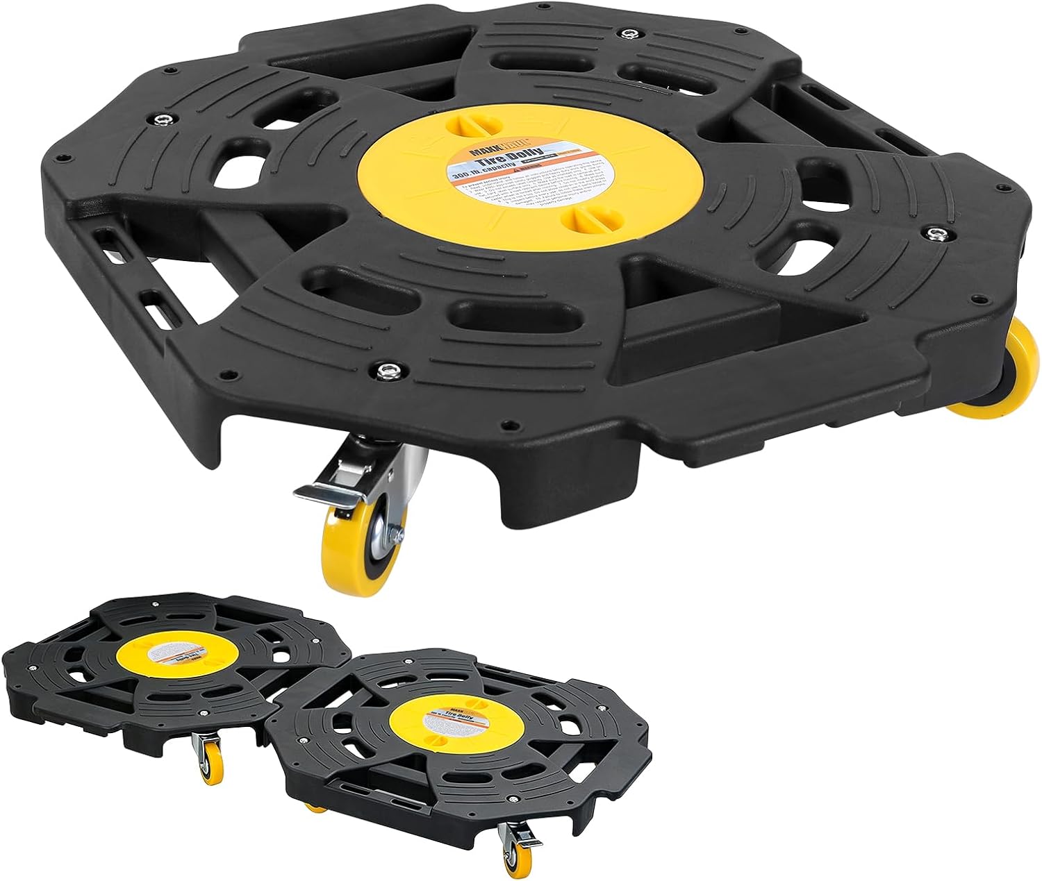 MaxxHaul Heavy Duty Tire Dolly - 300 lb Capacity