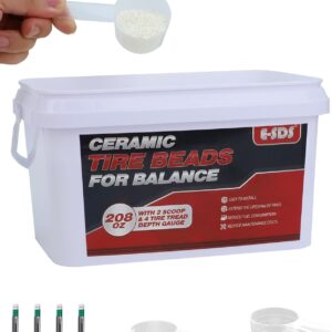 E-SDS Ceramic Tire Balance Beads 208 oz with Gauges