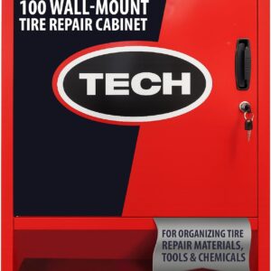 TECH 100 Garage Cabinet - Wall-Mounted Storage w/ Locking Door
