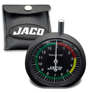 JACO TreadPro Tire Tread Depth Gauge, Dial Type