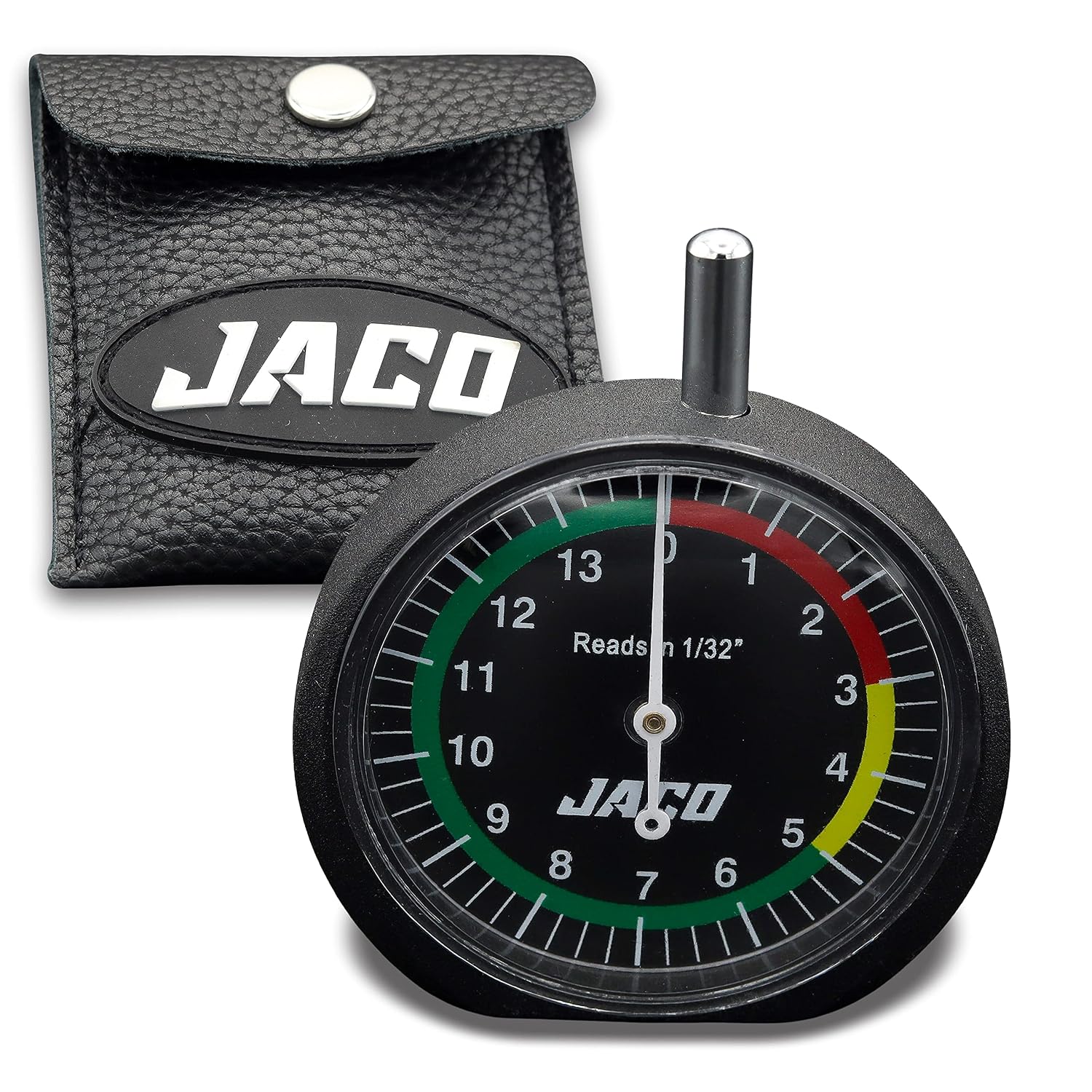 JACO TreadPro Tire Tread Depth Gauge, Dial Type
