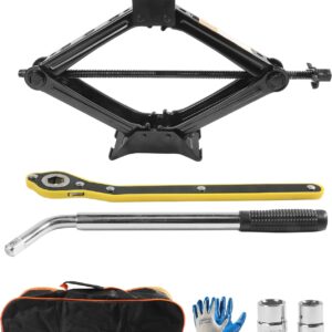 Bylikeho 2-Ton Scissor Jack Kit - Tire Change Tool Set