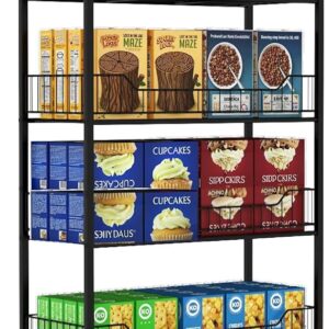5-Tier Snack Rack Display Stand with Wheels - KIFDYTH
