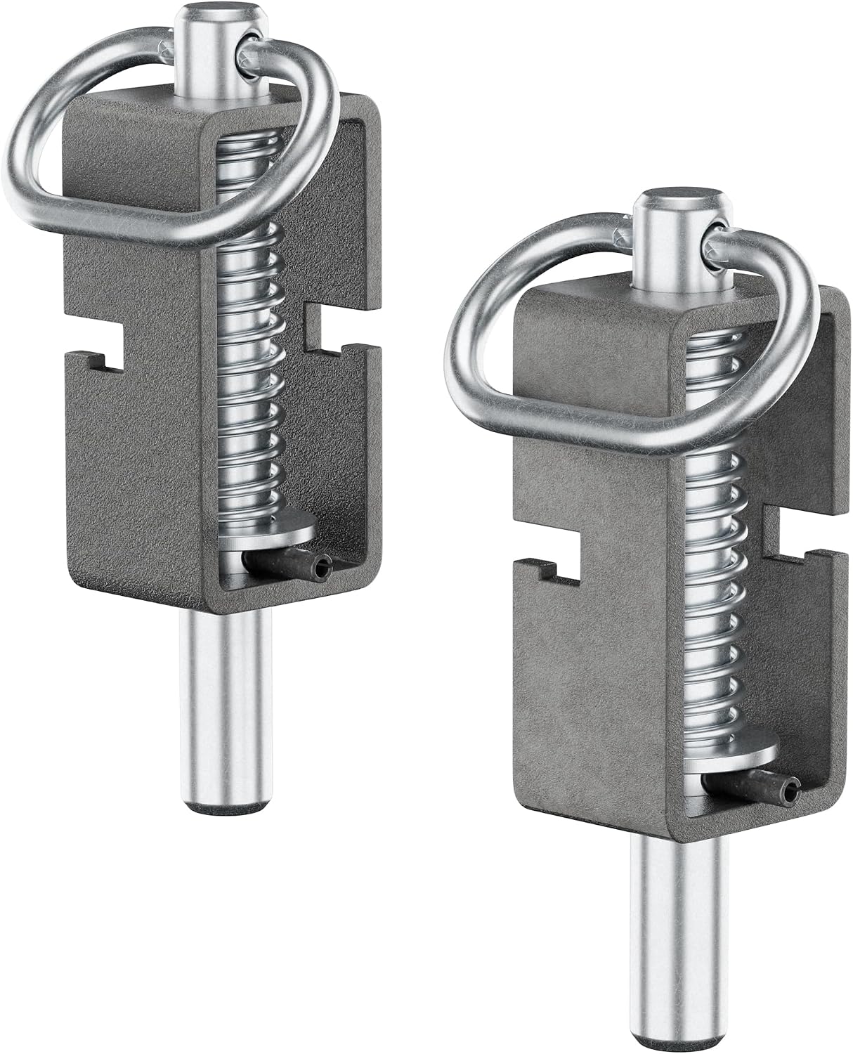 Heavy-Duty Trailer Spring Gate Latch Lock (2-Pack)