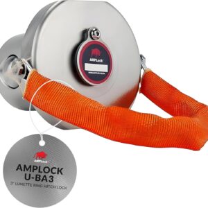 AMPLock U-BA3 3" Lunette Ring Trailer Coupler Lock