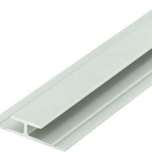 Aluminum H Channel Moulding, Clear Anodized, 72" (18-Pc)
