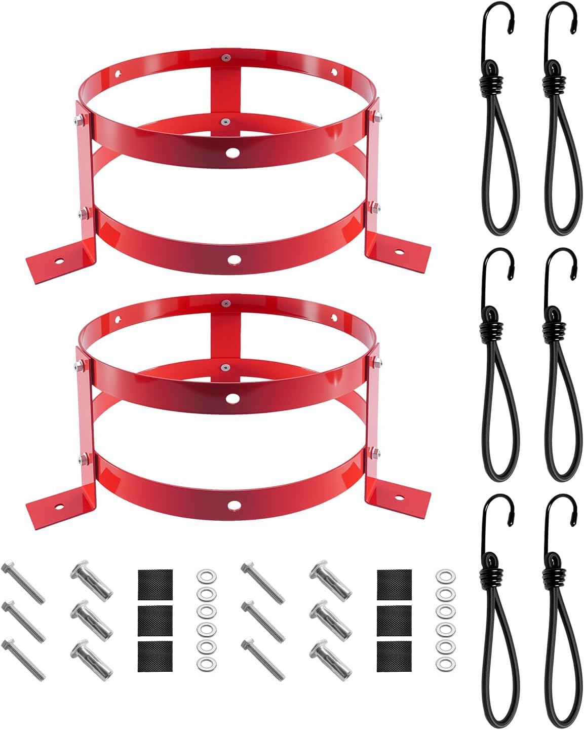 Heavy-Duty Aluminum Bucket Holder - 2 Pack