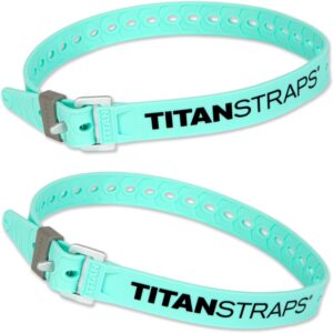 TitanStraps 2-Pack Utility Straps, 60 lb Load, Sea Foam