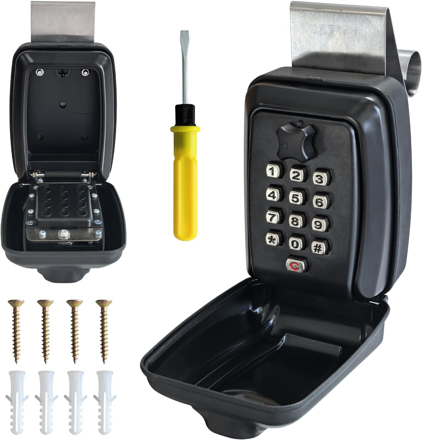 SUGOOE Car Lock Box – Secure Key & Cash Storage