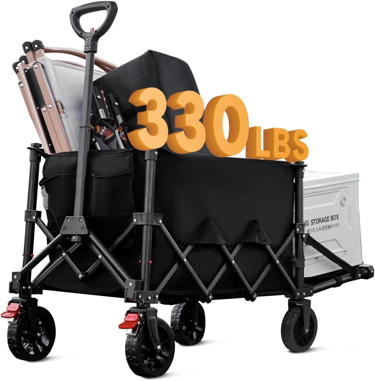 CANLK Folding Camping Trailer - Portable & Lightweight