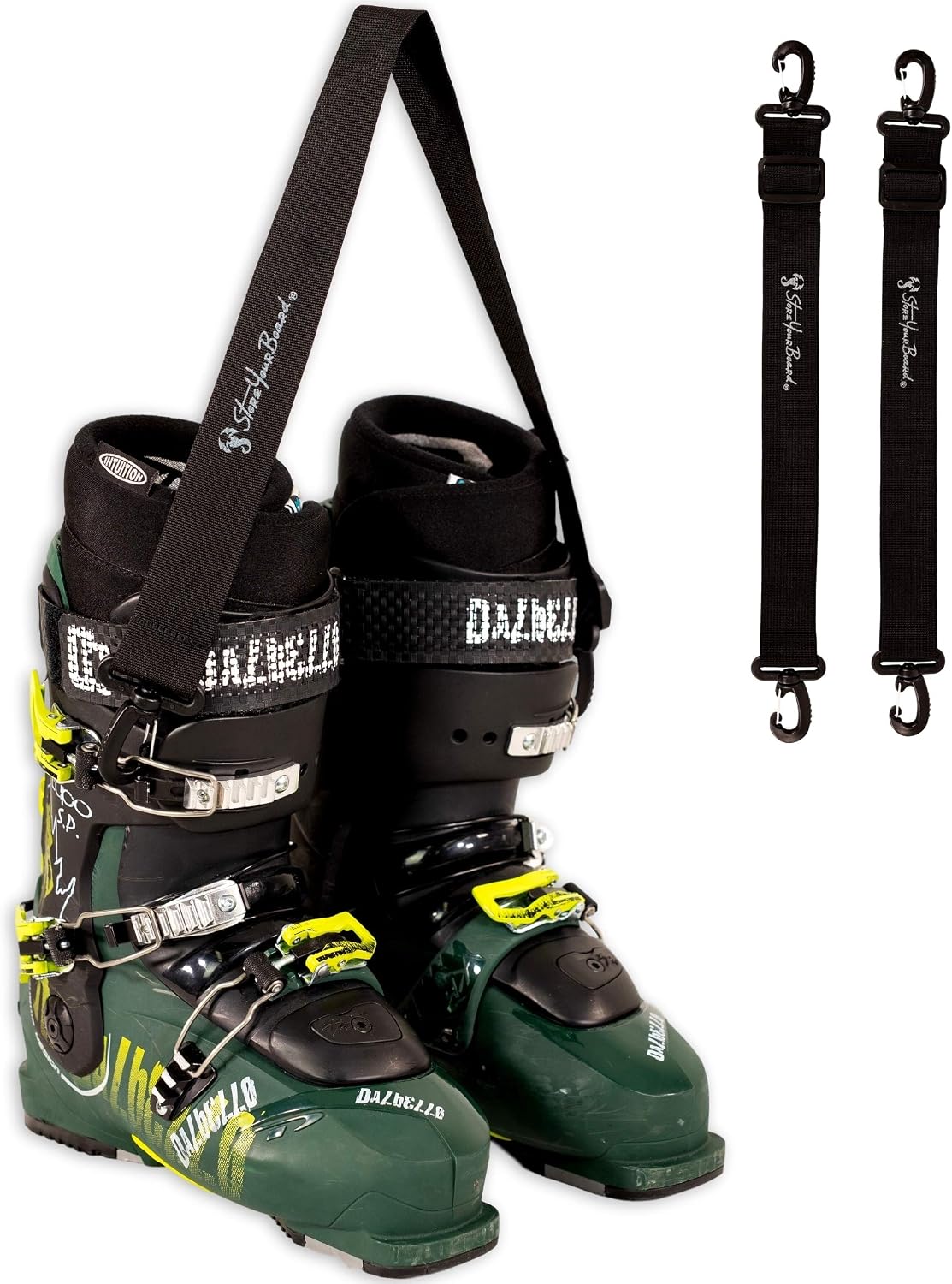 Adjustable Ski Boot Strap - 2-Pack for Travel & Storage