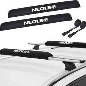 Soft Roof Rack Pads w/ 15ft Straps for Surfboards & SUP