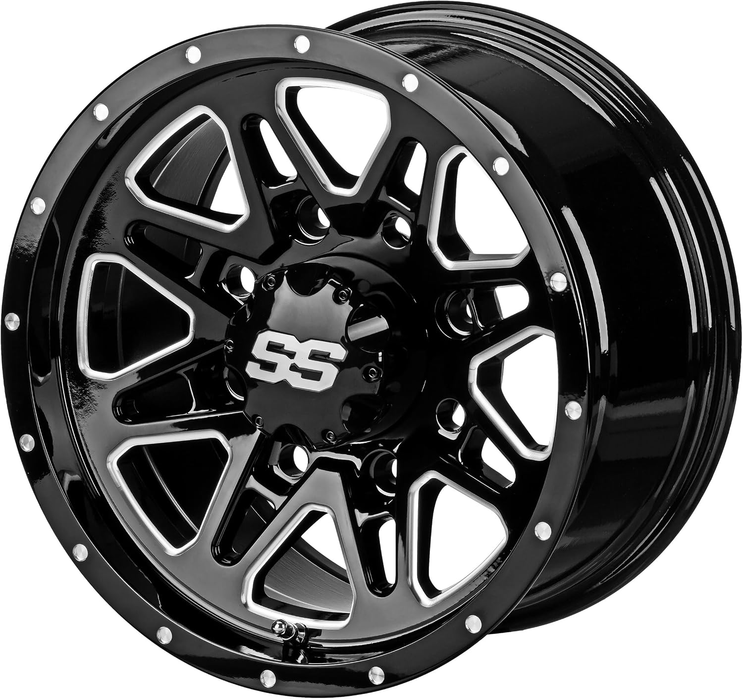 RM Cart 14” Assassin UTV Wheels Gloss Black, Set of 4