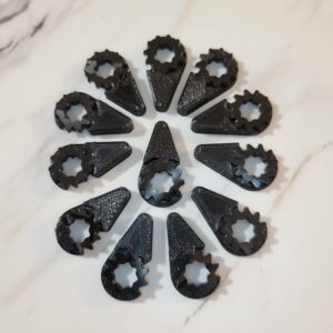 Black Drum Lug Locks - Ratchet Locks for Drums