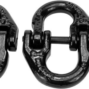1/2" Tow Hitch Safety Chain Adapter - 12K Lb G80 Steel