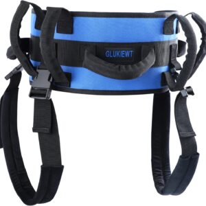 Gait Belt with Handles & Leg Strap for Elderly Transfer Aid