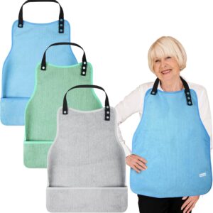 Paw Legend Adult Bibs 3-Pack – Washable Clothing Protectors