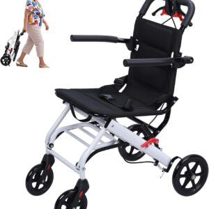 Ultra-Light Folding Wheelchair - 13.66 lbs