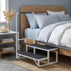 Oxphanor Bed Step Stool for Adults & Seniors with Handrail
