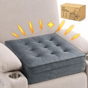 Allaboutsla Recliner Cushion 20x20x5in Gray